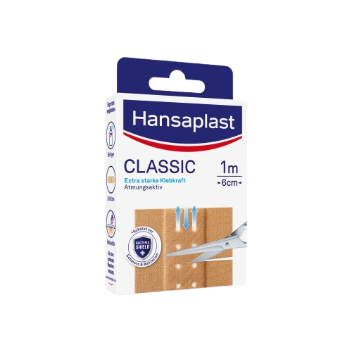 Arznei-Hansaplast Classic (schmal) 1145 1 m x 6 cm