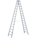 Stehleiter, 4,02 m / 2 x 14 Sprossen, Industrie-Qualität