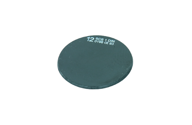 Athermalglas grün A12 ø=50 Art. Nr. 7412