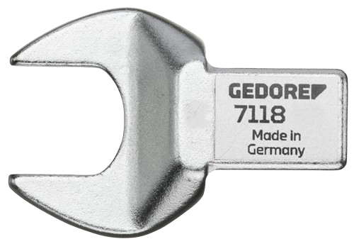 Einsteckmaulschlüssel, SW 21, SE 14 x 18, Gedore