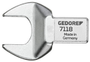 Einsteckmaulschlüssel, SW 21, SE 14 x 18, Gedore