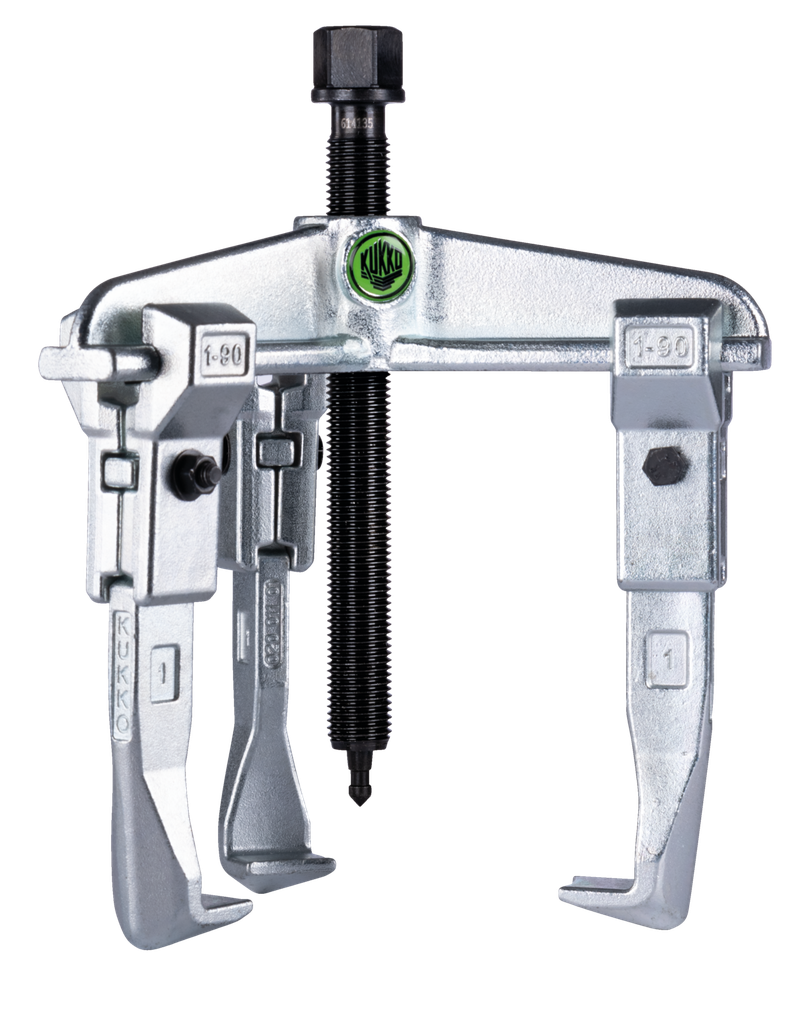 Abzieher, 3-armig, Spannweite 300 mm/-tiefe 200 mm, 15 t, KUKKO, 30-30