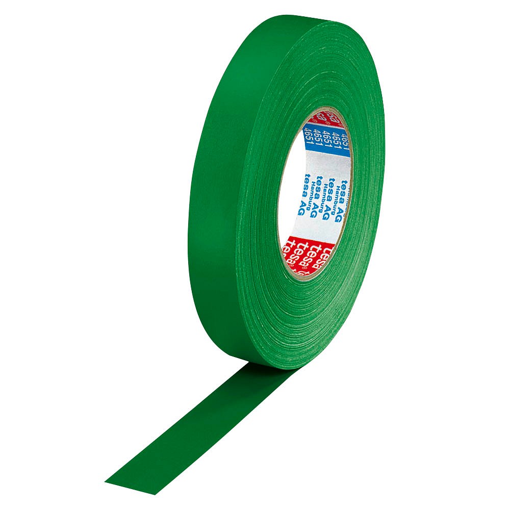 Gewebeband, Tesa 4651 Premium, grün 19 mm x 50 m