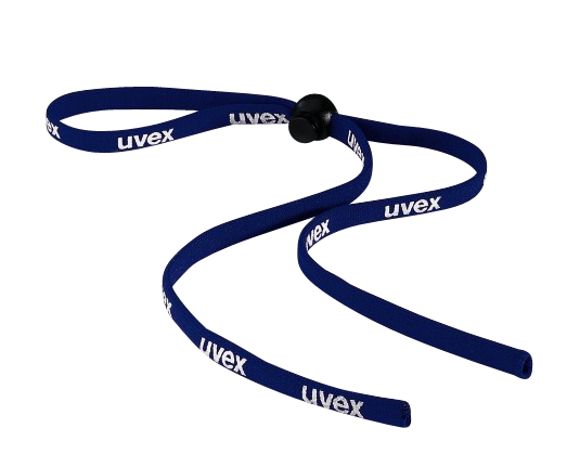 Brillenhalteband Uvex blau/weiß