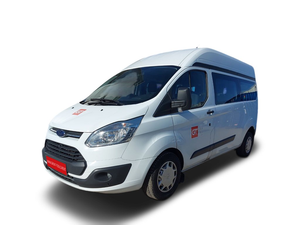 Ford, Bus, Transit 340 L2H2 Custom, 130 PS, 9-Sitzer, EU6