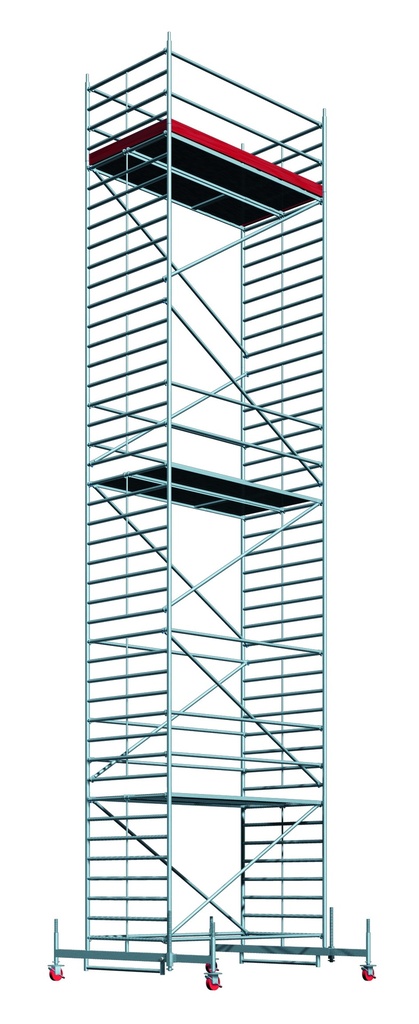 Gerüst 1,50x2,85m, AH=12,6m, Typ 4602-10