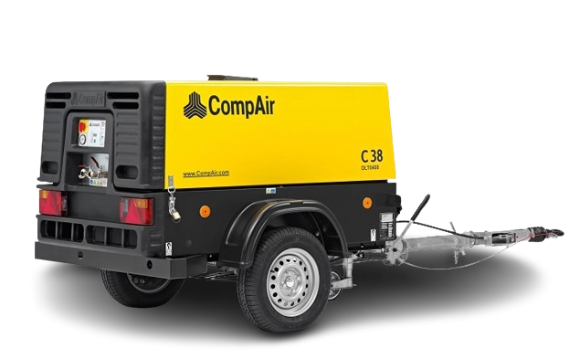 Kompressor, Diesel, 4 m³/min / 8 bar, Compair, StVO-Zulassung