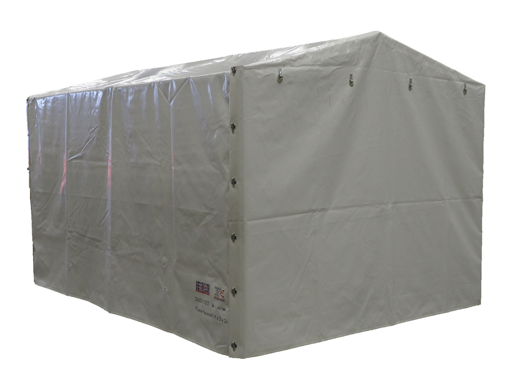 Hauszeltgestell, 4 x 3 x 2 m, ohne PVC-Plane