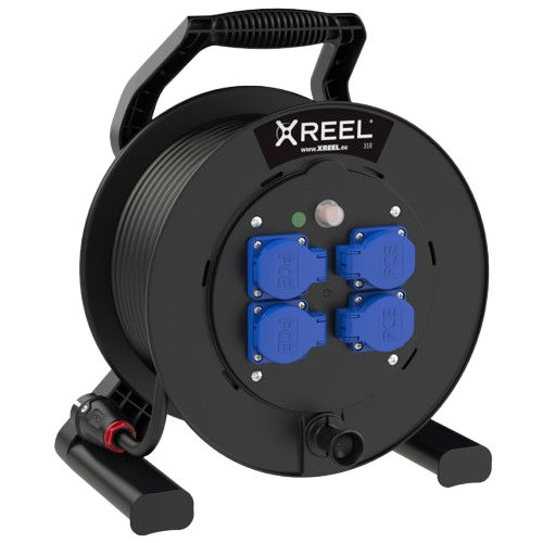 Kabeltrommel, 50 m, 230 V, H07RN-F 3G1,5 mm², Schuko