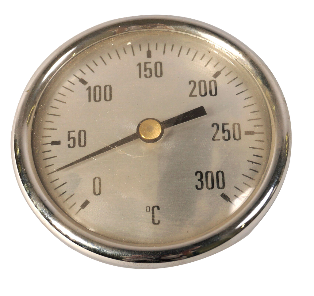 Thermometer, 0 °C bis +300 °C, mit Haltemagnet