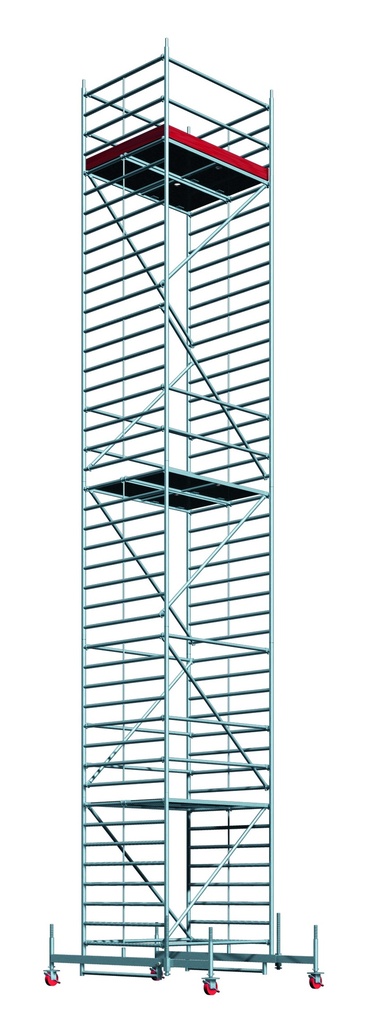 Gerüst 1,50x1,80m, AH=13,6m, Typ 4605-10