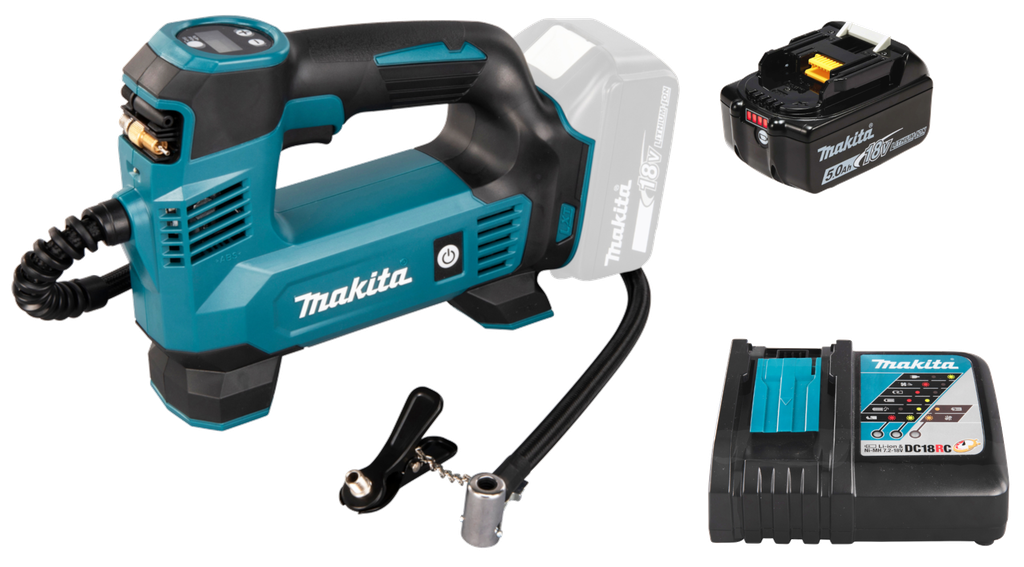 Makita Akku-Kompressor inkl Akku 18V und Ladegerät 18V