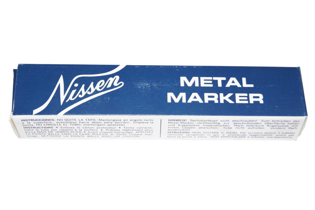 Metallmarker blau