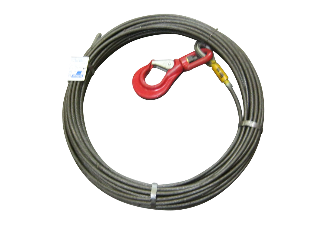 Tirakseil 10 mm, Seillänge 40 m, Spitze und Haken CHR