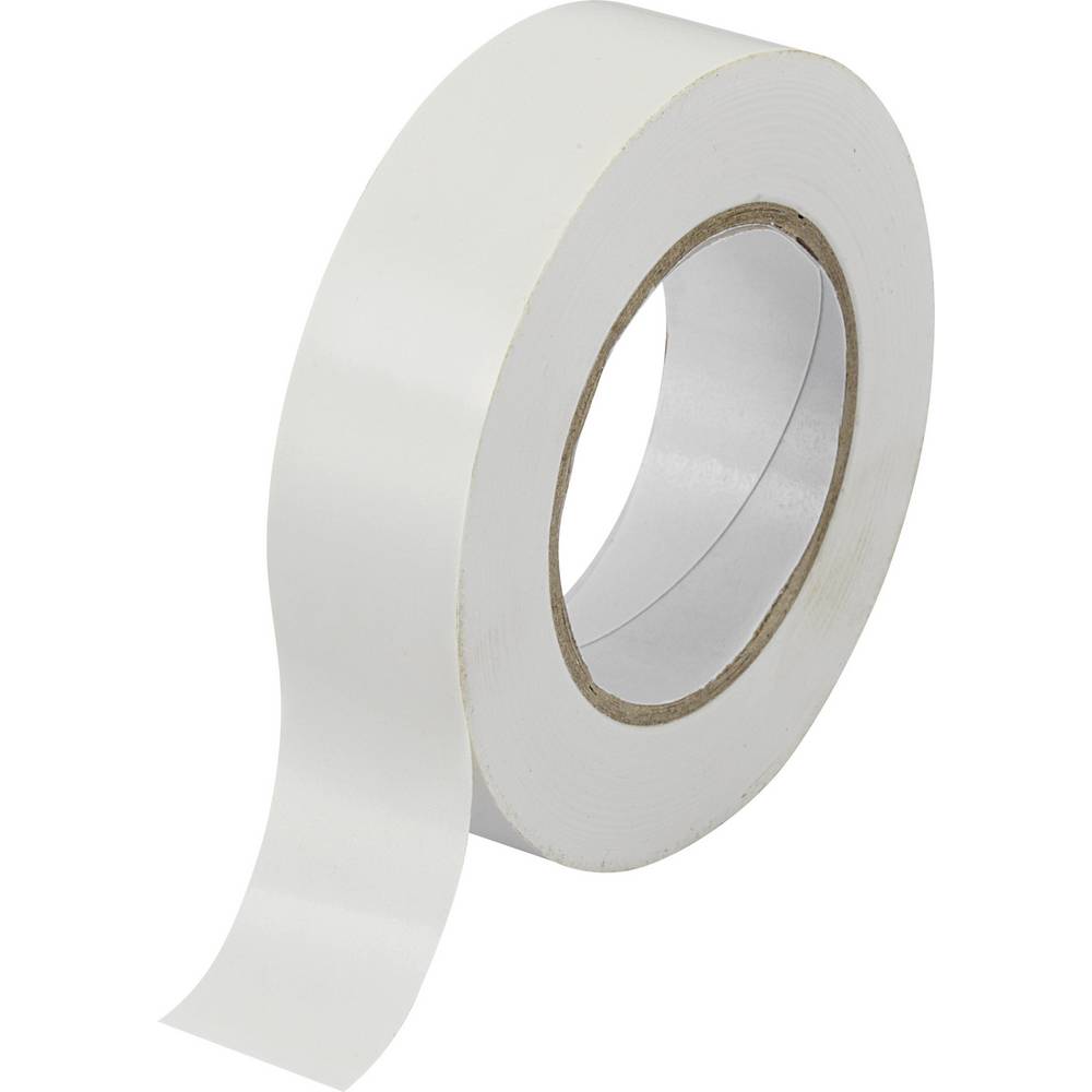 Isolierband 19 mm weiß selbstklebend Cellpack PVC, -10 bis + 90 °C