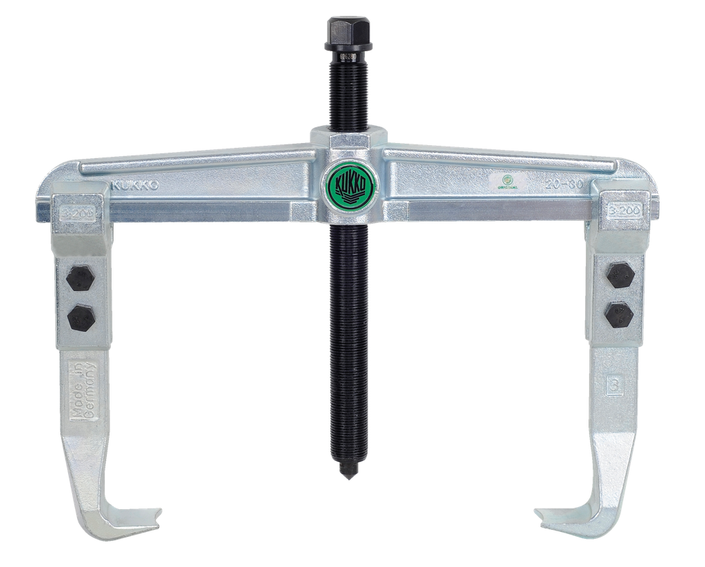 Abzieher, 2-armig, Spannweite 350 mm/-tiefe 200 mm, 8,5 t, KUKKO, 20-30