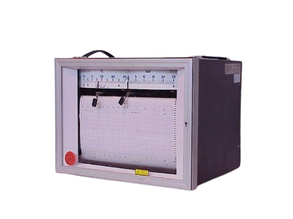 Bandschreiber, Druck und Temperatur, 0 bis 100 bar / 0 °C bis +100 °C