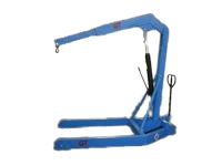 Mobiler Werkstattkran, hydr., 2 t, mit parallelem Fahrwerk, schwere Bauart