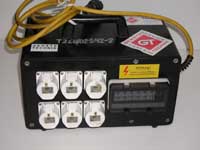 Trafo, 230 V, Abgang 6 x 42 V, 2,5 kVA