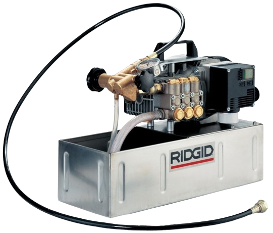 Druckprüfpumpe, 230 V, bis 60 bar, 9 l/min, Ridgid, 1460-E