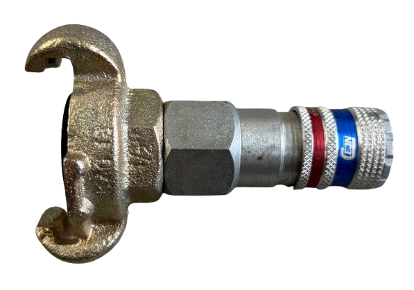 Druckluft Adapter Klauenkupplung-Steckkupplung DN 7,2