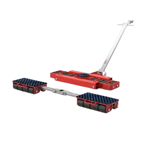 Transportfahrwerk F-12, h= 110 mm, im Satz 24 t, GKS, 1x lenkbar/1x starr