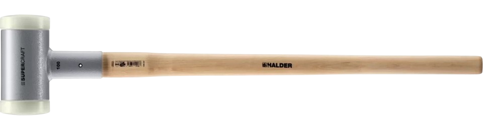 Vorschlaghammer, Nylon weiß, Ø 100 mm, 7 kg, rückschlagfrei
