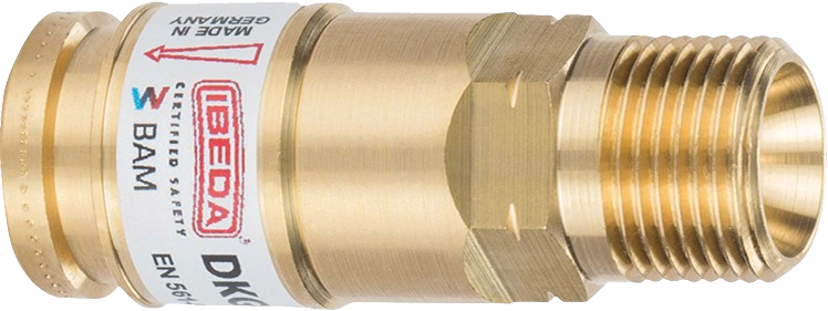 Schnellkupplung DM Argon -> 1/4" re für ALTOP/EXELTOP-Zylinder