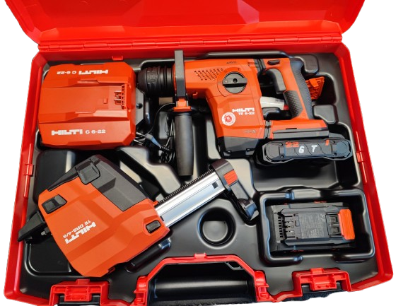 Bohrhammer, bis 28mm, Akku 22V, 4 Ah, HILTI, TE 6-22, SDS-plus, mit DRS, Nuron
