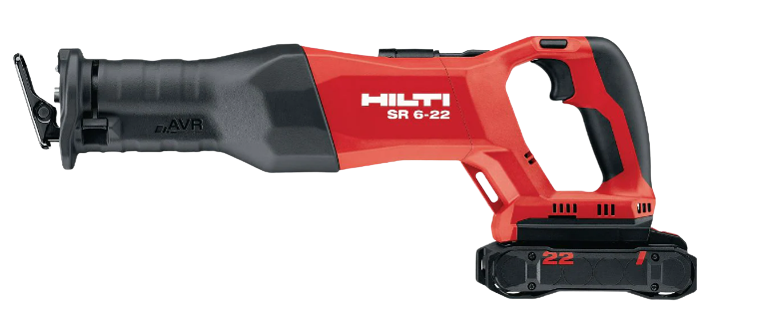 Säbelsäge, Akku 22 V, 4,0 Ah, HILTI, SR 6-22, mit Rohrschneideadapter, Nuron