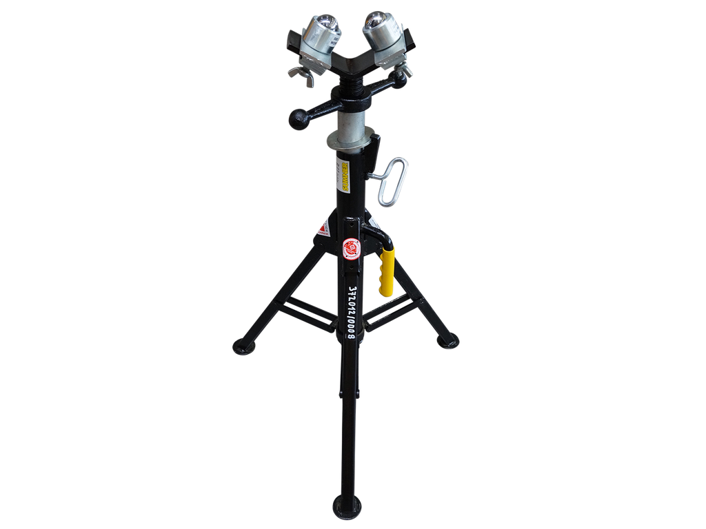 Rohrstütze mit V-Kopf, h= 71 - 125 cm, max. 450 kg, Fold-A-Jack, klappbar