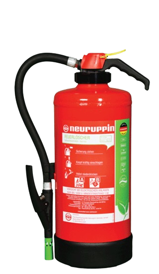 Feuerlöscher, Inhalt: 9 Liter, Schaum, Brandklasse AB - EN 3, fluorfrei FCP -25°