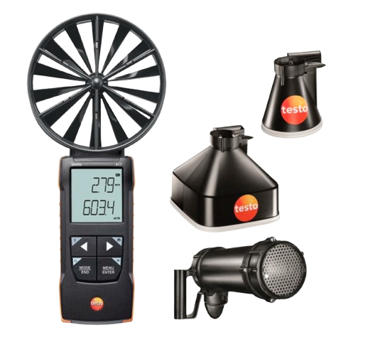 Testo 417Set2  Flügelrad - Anemometer