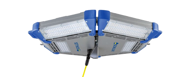 Großflächenleuchte,102202 lm / 5000 K, LED, 230 V, inkl Kurbel-Stativ,PowercaseL