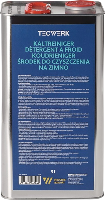 Kaltreiniger; 5 L; nicht acetonhaltig; TECWERK