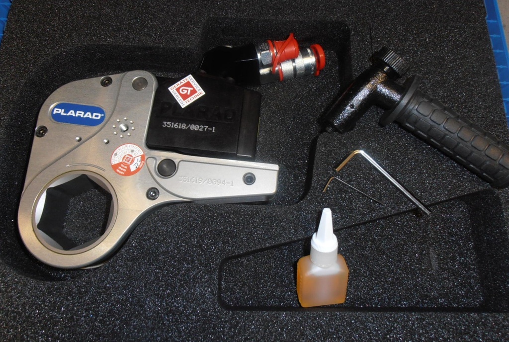 Drehmomentschrauber-Set, hydr. bis 5500 Nm, SW 36 – 55 mm, Plarad