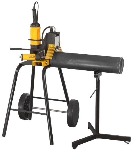 Rollnutmaschine, Ø 1" bis 12", 230 V, REMS, Collum 2, inkl. Untergestell fahrbar