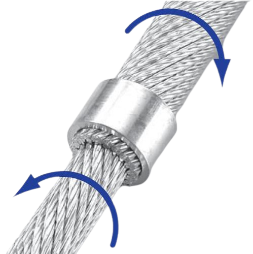 Spezial-Stahldrahtseil Ø 36 mm, für Seilwinde 311314/0005