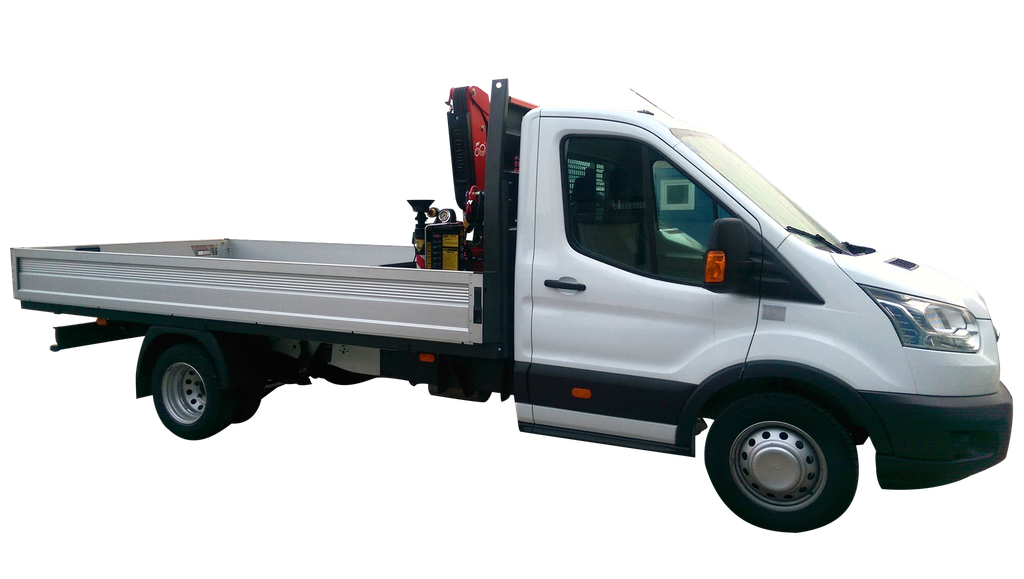 Ford, Pritsche, Transit 350 L4H1, 170 PS, EK3, EU6, mit Ladekran