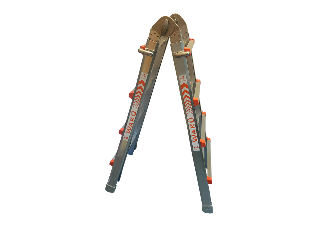 Teleskop-Leiter, 4,2 m / 4 x 4 Sprossen