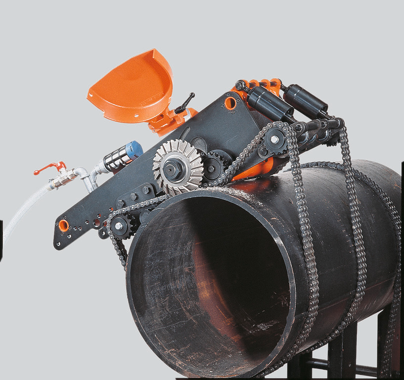 Rohrfräsmaschine, Ø 250 - 3000 mm, Druckluft, Fein, RDG 18-3b