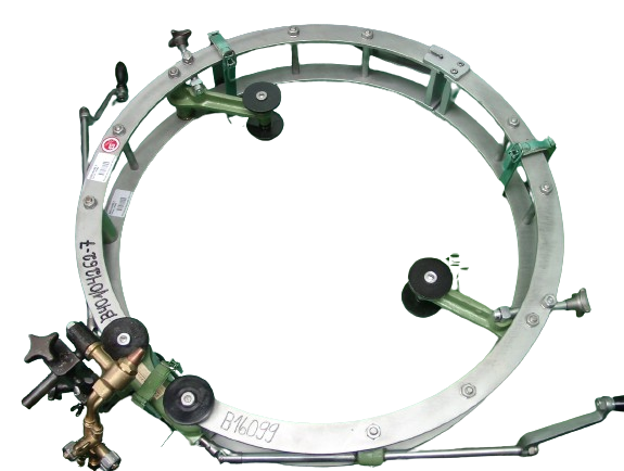 Rohrschneidvorrichtung, Rohr-Ø 420-620 mm, Zinser RSV-3, aufklappbar