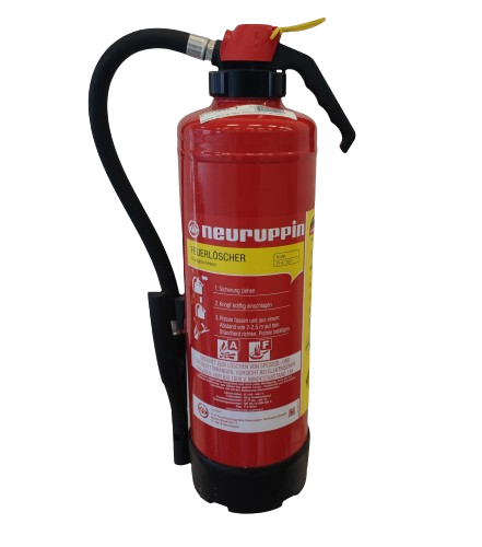 Feuerlöscher, Inhalt: 6 Liter, Schaum, Fettbrand, Brandkl. AF-EN 3, fluorfrei