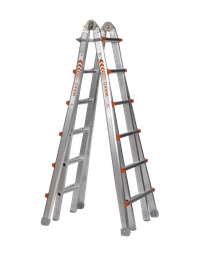 [371414/0006] Teleskop-Stehleiter, 6,4 m / 4 x 6 Sprossen