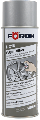 [111311/0011] Lackspray, Felgensilber, Förch, L216, 400 ml