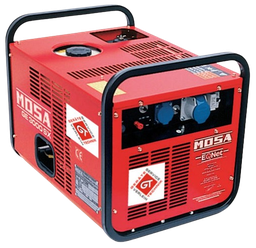 [341010/0005] Stromerzeuger, 2,5 kVA, Benzin, 230 V, Mosa, 3000S, mobil