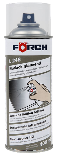 [111311/0001] Lackspray, Klarlack, glänzend, Förch, L248, 400 ml