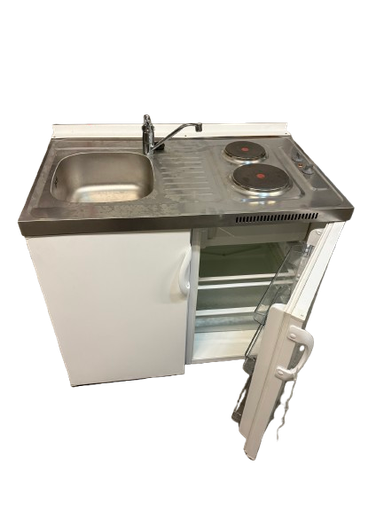 [307012/0001] Einbauküche (Miniküche), inkl. E-Geräte, für Container