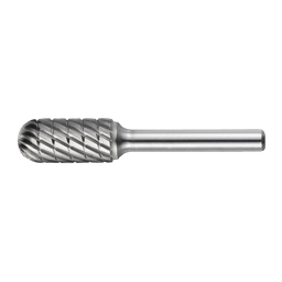 [351313/0002] Frässtift-HM Walzenrund d1=12 mm, l2=25 mm, d2=6 mm, l1=65 mm, Z7, TiAIN