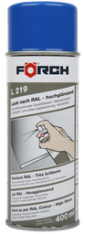 [111311/0007] Lackspray, Verkehrsblau, Hochglanz, Förch, RAL 5017, 400 ml